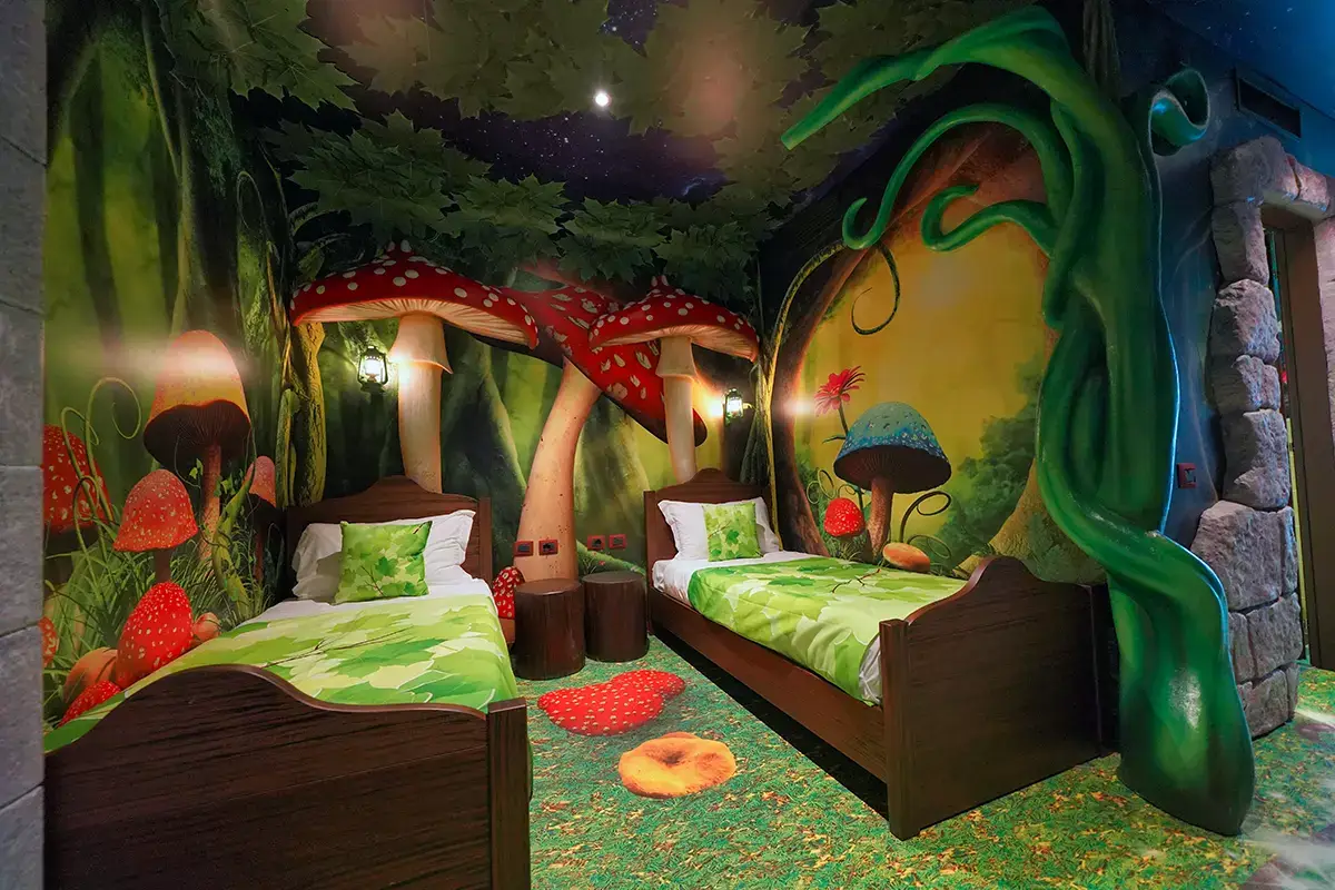 Gardaland Magic Hotel, camera Foresta Incantata Gardaland, il divertimento continua anche in hotel